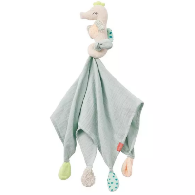  - hippocampe lange coton vert 40 cm 