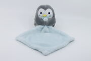  - plush penguin with comforter blue 