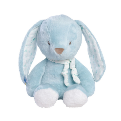  - louis lapin - peluche vert 22 cm 