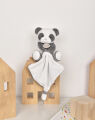  - mon ptit panda soft toy with grey white 18 cm 