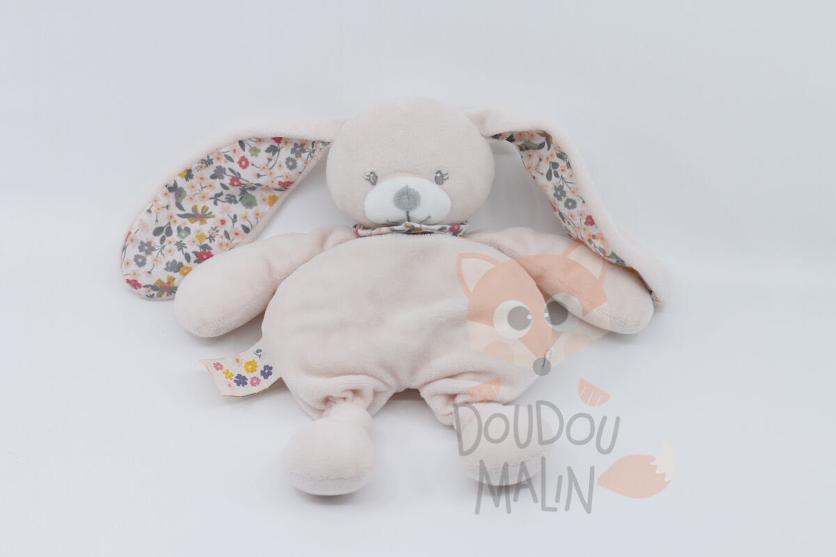  lapin rose fleur 20 cm 