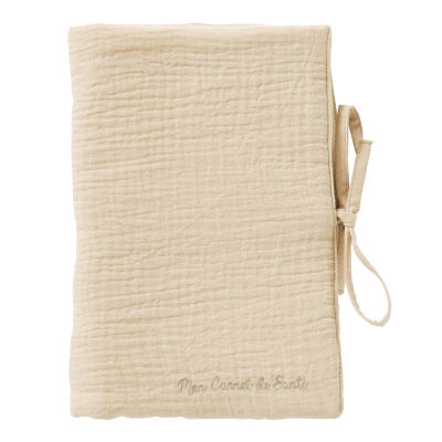 Bbco - protège carnet santé - beige 