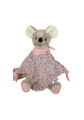  - mabel souris - plat carré fleur rose 30 cm 