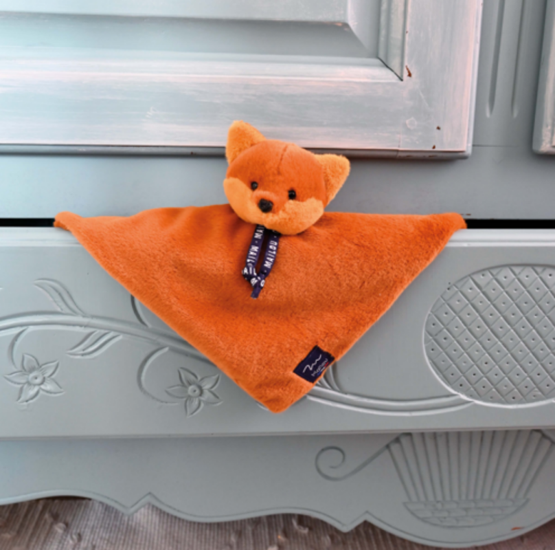  - renard dorlotin fabriqué en france - plat marron 27 cm 