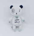  - peluche ours des petits calins vert blanc 20 cm 