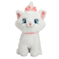  - marie chat - peluche blanc rose 25 cm 