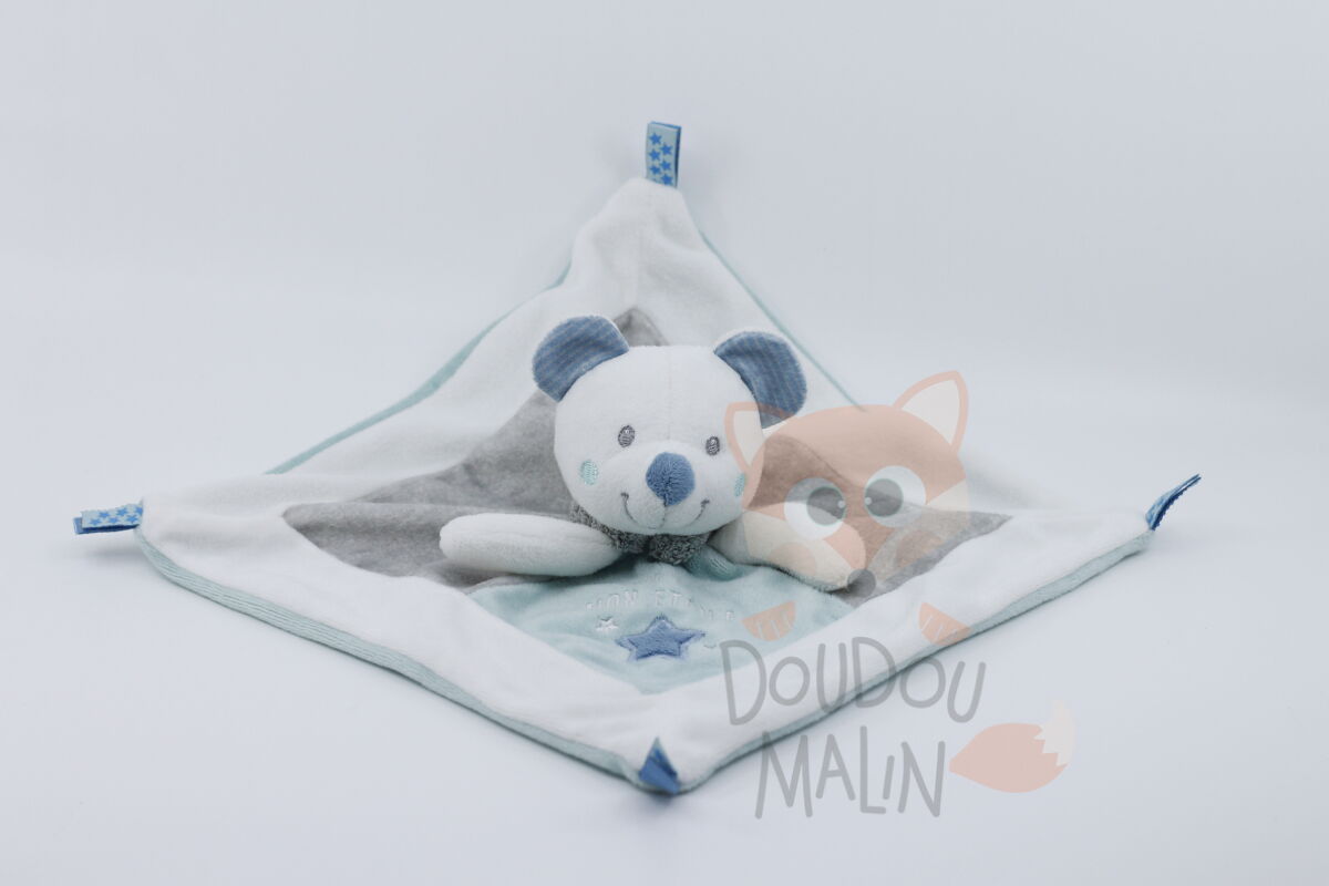  - comforter bear tu es mon étoile blue grey white 25 cm 