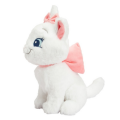  - marie chat - peluche blanc rose 25 cm 