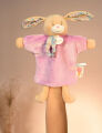  - poetiques - comforter handpuppet rabbit purple 25 cm 