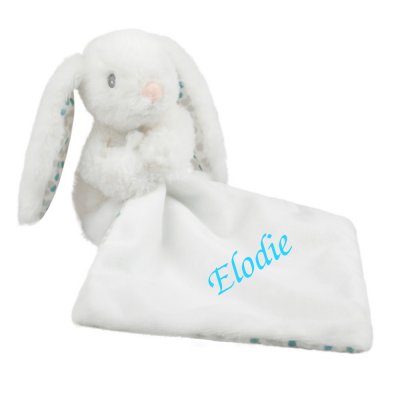  - célestin lapin - peluche avec blanc 25 cm 