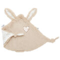 Bbco - plat lapin beige fourrure coeur 30 cm 
