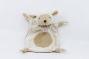  baby comforter sheep beige brown bandana  