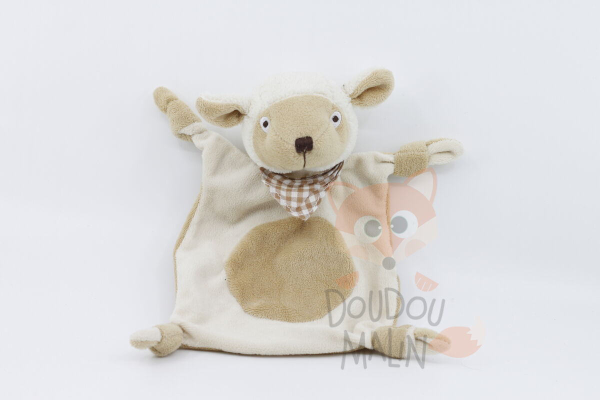  mouton agneau beige marron bandana 