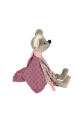  - mabel souris - plat carré fleur rose 30 cm 