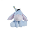  - bourriquet lâne - peluche anniversaire bleu 25 cm 