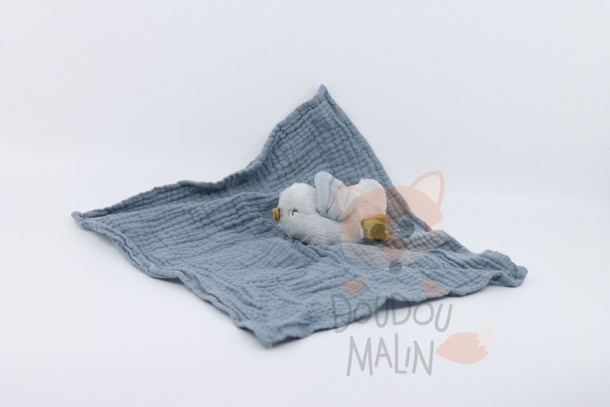  - oiseau bleu lange coton 20 cm 