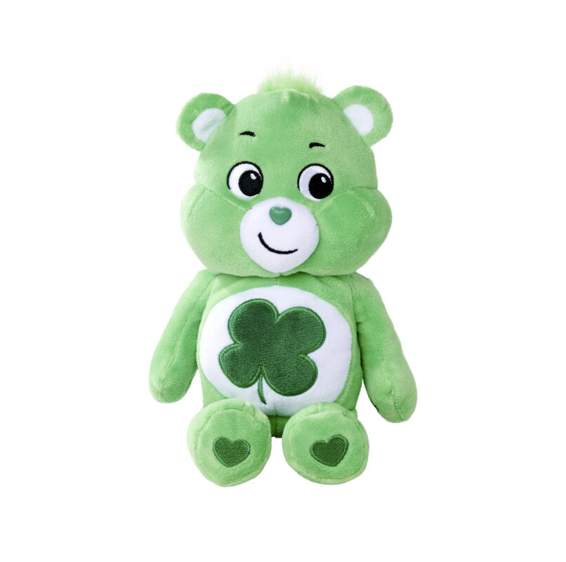 Bisounours - peluche touchanceux ours vert trèfle 23 cm 