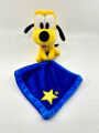  - pluto chien - peluche avec bleu jaune étoile 