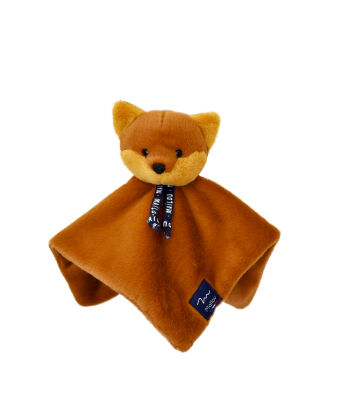  - renard dorlotin fabriqué en france - plat marron 27 cm 