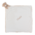  - fluffy vache - couverture avec peluche - 50 x 50 cm 
