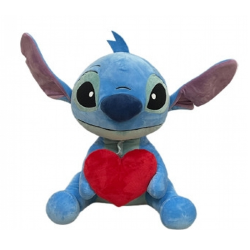 Peluche Disney personnalisée - Stitch avec cœur