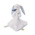  - rabbit ocean - plush with comforter blue white 22 cm 