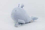  - boîte à musique baleine bleu 25 cm 