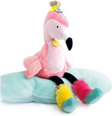  - tropicool - peluche flamant rose 55 cm 