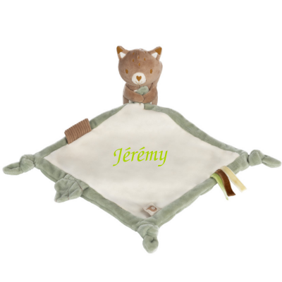   - plush with comforter fox brown 25 cm 