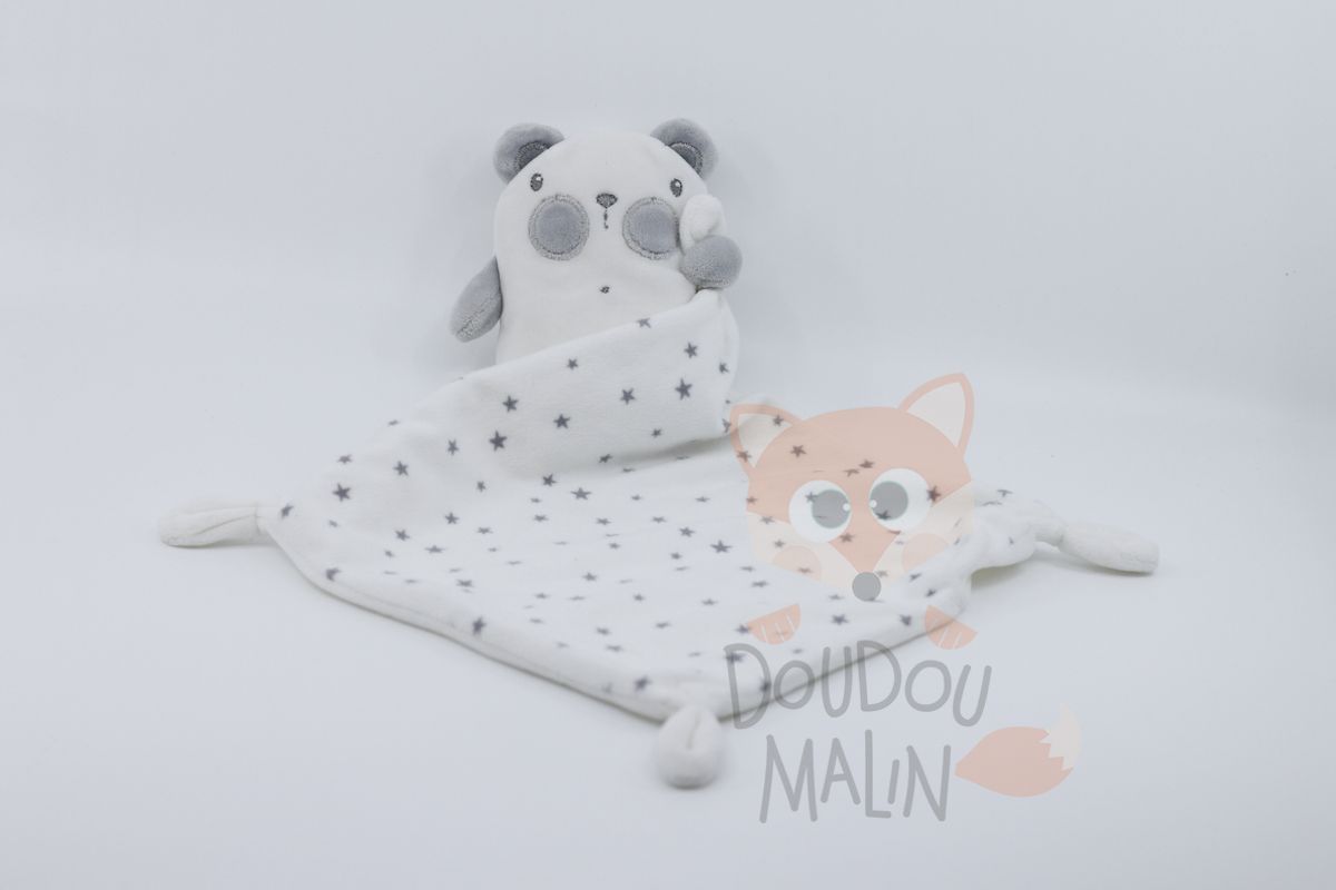 Tape à loeil - comforter panda white grey star 30 cm 