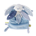  - rabbit ocean - comforter blue white 25 cm 