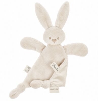  - lapidou - plat lapin triangle beige sable 22 cm 