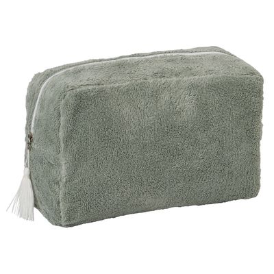Bbco - trousse toilette bambou - vert gris 