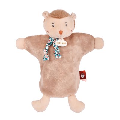  - poetiques - comforter handpuppet hedgehog beige 25 cm 