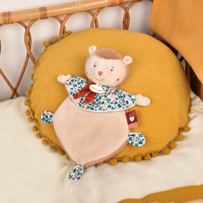  - simon the hedgehog - comforter brown beige 25 cm 