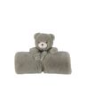  - orso lours - couverture avec peluche - 50 x 50 cm 