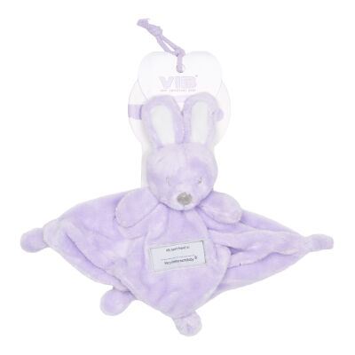 Vibtllg0001 knuffeldoekje met konijnenhoofd lila.jpg 