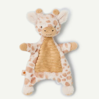 Tape à loeil - plat girafe marron beige 25 cm 