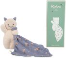  - carré douceur - comforter cat lilac purple 18 cm 