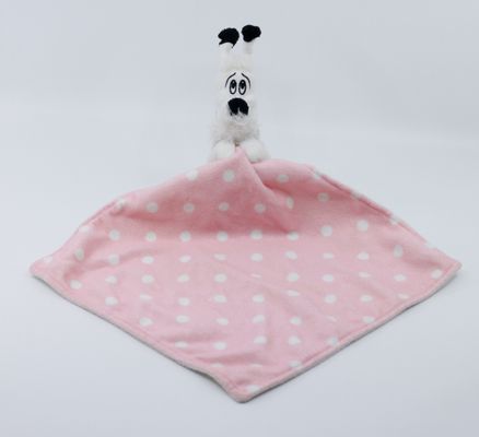  - idéfix the dog - plush with comforter pink white 30 cm 
