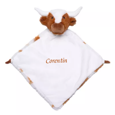 Cubbies maxi comforter cow as longhorn white brown 40 cm 