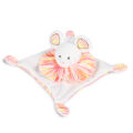  - les chouchoux - souris blanc orange 22 cm 