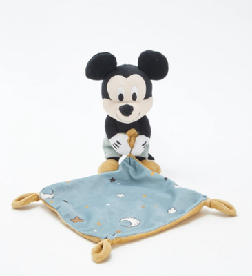  - mickey souris - peluche avec vert lune 