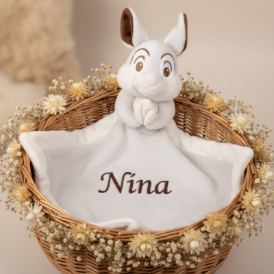  - panpan lapin - maxi gris 40 cm 