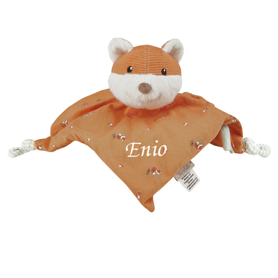  - filou renard - plat orange 25 cm 