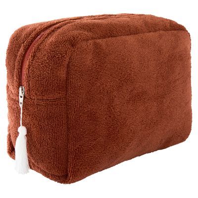 Bbco - trousse toilette bambou - terracotta 