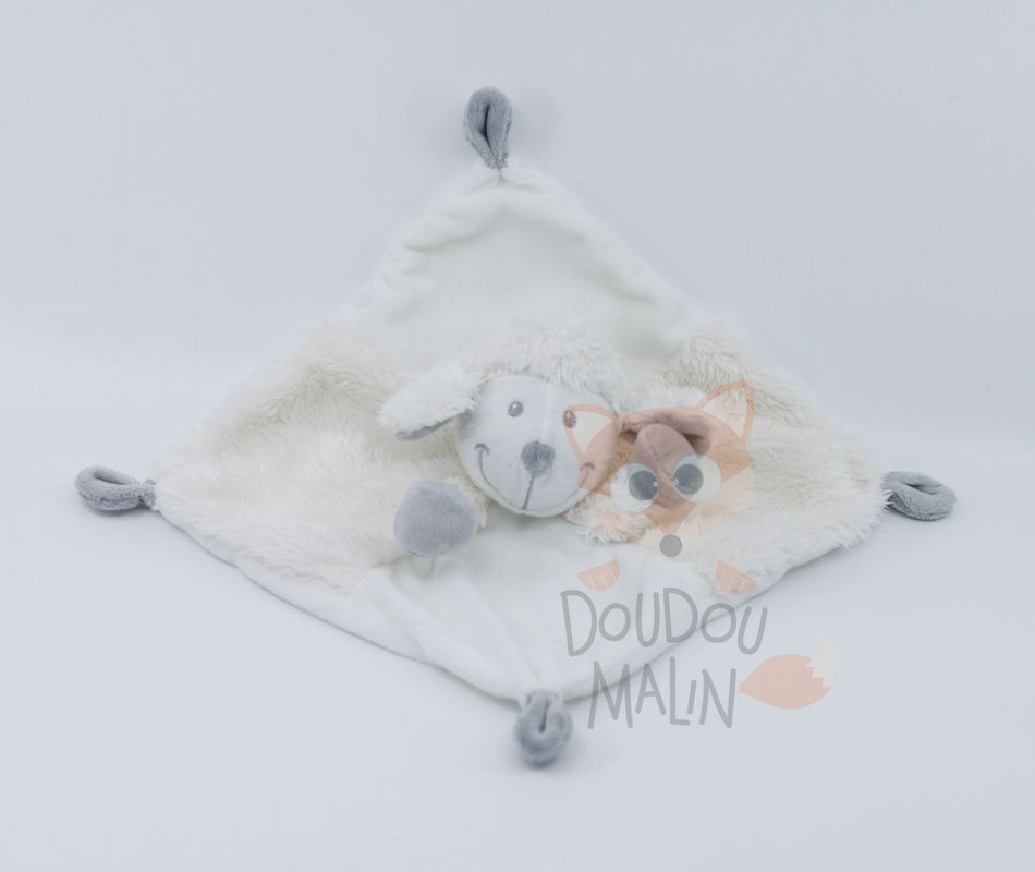  - plat mouton blanc gris 22 cm 
