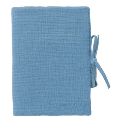 Bbco - protège carnet santé - bleu 