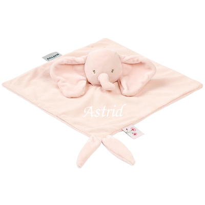  - fanfan - plat éléphant côtelé rose 25 cm 