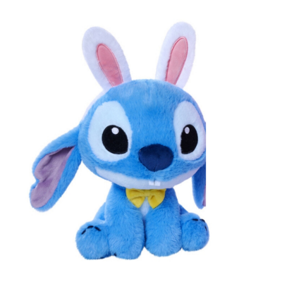  - stitch - peluche edition spéciale pâques bleu 25 cm 